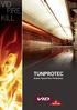 TUNPROTEC. Active Tunnel Fire Protection