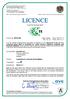LICENCE. to use the European Mark. Licence No Date of issue: Wien, Rev. No. 02 Wien,