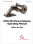 IPES-IR3 Flame Detector Operating Manual R02