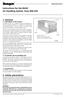 Instructions for the BASIC Air Handling System, Sizes General 1.1 Description of the System