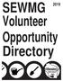 Volunteer Opportunity Directory