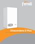 Divacondens D Plus Atmospheric condensation wall-mounted boilers, with instant domestic hot water production