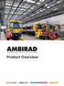 AMBIRAD. HEATI NG AND VENTILATION S OLUTIONS... Product Overview... AMBIRAD AIRBLOC NORDAIRNICHE BENSON