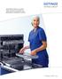 GETINGE WD15 CLARO 1 GETINGE WD15 CLARO THE CLEAR CHOICE IN WASHER-DISINFECTORS. Always with you