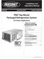 PRO 3 Top Mount Packaged Refrigeration System