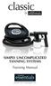 SIMPLY UNCOMPLICATED TANNING SYSTEMS Training Manual