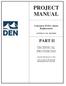 PROJECT MANUAL PART II TECHNICAL PROVISIONS. Concourse B Fire Alarm Replacement CONTRACT NO Issued for Bid January 13, 2016