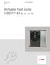 Air/water heat pump NIBE F2120 8, 12, 16, 20