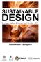 SUSTAINABLE DESIGN. Ecology, Culture & Human Built Worlds 2016