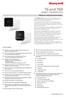 T6 and T6R SMART THERMOSTAT FEATURES PRODUCT SPECIFICATION SHEET