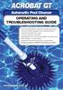 ACROBAT GT OPERATING AND TROUBLESHOOTING GUIDE. Automatic Pool Cleaner.   We hope you enjoy your ACROBAT GT automatic pool cleaner!
