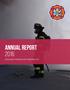 ANNUAL REPORT 2016 EXCELLENCE THROUGH EACH INDIVIDUAL ACT
