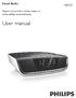 Clock Radio AJ3122. Register your product and get support at   User manual