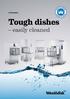 potwashers Tough dishes easily cleaned