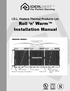 I.D.L. Heaters Thermal Products Ltd. Roll n Warm Installation Manual