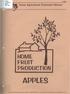 APPl[S FRUIT PRODUCTION HOM[ Texas Agricultural Extension Service TDOC Z TA24S NO.1607 B-1607