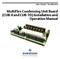 Rev 7 06-APR MultiFlex Condensing Unit Board (CUB-II and CUB-TD) Installation and Operation Manual