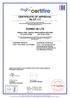 CERTIFICATE OF APPROVAL No CF 117 DORMA UK LTD