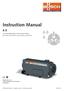 Instruction Manual R 5. Oil-Lubricated Rotary Vane Vacuum Pumps RA 0165 D, RA 0205 D, RA 0255 D, RA 0305 D