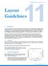 Layout. Guidelines11. Chapter 11: Layout Introduction