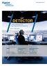DETECTOR. The e-magazine from Tyco Integrated Fire & Security. Edition May Next generation security. Omni-Channel retailing TAPA