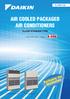 AIR COOLED PACKAGED AIR CONDITIONERS