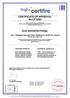 CERTIFICATE OF APPROVAL No CF 5263 KCC ARCHITECTURAL