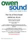 The City of Owen Sound OFFICIAL PLAN