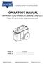 OPERATOR'S MANUAL. IMPORTANT: READ OPERATOR'S MANUAL CAREFULLY Please fill out & return your warranty card! DP80405