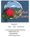 THE 2018 PIKES PEAK ROSE SOCIETY ROSE SHOW