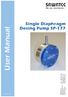 User Manual. Single Diaphragm Dosing Pump SP-177. We set standards. Industriestrasse 56 FAX: FL-9491 Ruggell