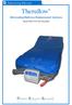 Operating Manual. Theraflow. Alternating Mattress Replacement Systems. Model MRS-TFW-001 Standard