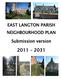 EAST LANGTON PARISH NEIGHBOURHOOD PLAN. Submission version