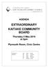 EXTRAORDINARY KAITAKE COMMUNITY BOARD