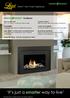 Features. Direct Vent Gas Fireplaces. height to set temperature. Energy Star Rating - Up to the equivalent of 5 Stars*