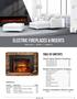 electric fireplaces & INSERTS FIREPLACES INSERTS CABINETS