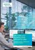 Intelligent systems, solutions and products at a glance. siemens.com/buildingtechnologies
