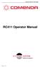 RC411 Operator Manual
