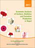 Economic Analysis of Gerbera, Gladiolus, and Carnation production in Nepal