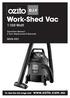 Work-Shed Vac 1100 Watt