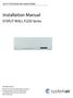 Installation Manual. SYSPLIT WALL FLEXI Series SPLIT-TYPE ROOM AIR CONDITIONER