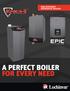 HIGH EFFICIENCY RESIDENTIAL BOILERS FIRE TUBE A PERFECT BOILER FOR EVERY NEED