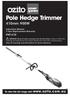 Pole Hedge Trimmer 410mm 900W