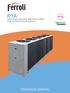 RTA TECHNICAL MANUAL AIR-WATER CHILLERS AND HEAT PUMPS FOR OUTDOOR INSTALLATION O L S E A F RA N