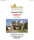 Inspection Report **SAMPLE** Property Address: WISER PROPERTY INSPECTIONS