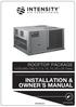 INSTALLATION & OWNER S MANUAL