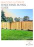 WALTONS ULTIMATE FENCE PANEL BUYING GUIDE