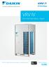 VRV IV. Sets the Standard... Again. High Ambient. VRV IV heat pump and water cooled systems