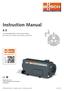 Instruction Manual. Oil-Lubricated Rotary Vane Vacuum Pumps RA 0165 D, RA 0205 D, RA 0255 D, RA 0305 D