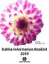 Dahlia Information Booklet 2019